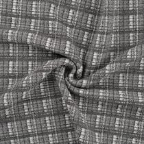 Tissu Jersey Jacquard côtelé Heavy filia sur fond Gris - Au mètre