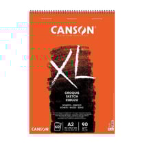 Bloc croquis à spirale - A2 (42x59,4cm) - 90g/m2 - 60 pages - XL croquis Canson