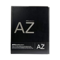 Classeur album rangement pour cartes de visites carte de fidélité - A4 - Noir - 400 cartes - Apli