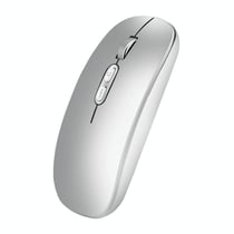 Souris Sans Fil Rechargeable 1600DPI Design Élégant et Silencieux Argent YONIS