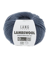 Pelote à tricoter 100% Laine Vierge LAMBSWOOL - Lang Yarns 0034 Bleu