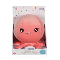 Peluche - Baby Squishi 22 cm - pieuvre rose