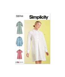 Patron Simplicity 9744 - Robe du 36 au 54 FR taille n°FR 46-54