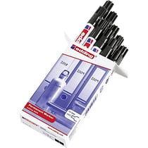 Lot de 4 marqueurs permanents 1,5-3 mm - Edding - Noir - Pointe ronde