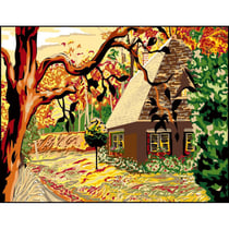 Princesse - Canevas antique L'automne 50x65cm