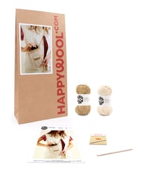 Kit Crochet Sac Topper NATUREL TU