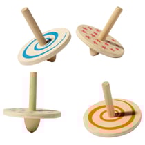 4 toupies en bois Oxybul