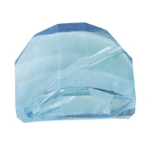 Rayher - Perle acrylique Bleu lagon Carré facetté 1 pièc.