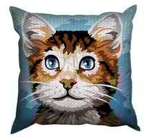 Kit Coussin Canevas Chat
