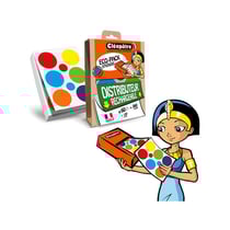 Gommettes - Rondes - Différentes couleurs - Avec distributeur - Cléopâtre