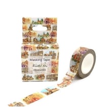 Washi masking Tape ruban adhésif scrapbooking décoration 1,5 x 9 m MONUMENTS