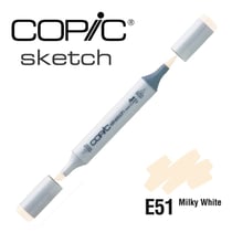 Copic - Marqueur à l'alcool Copic Sketch E51 Milky White