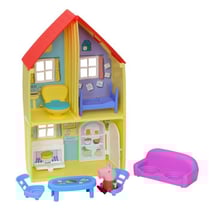 Peppa Pig La maison familiale de Peppa, Jouet pour enfants d'âge préscolaire, comprenant une figurine et 6 accessoires, des 3 ans