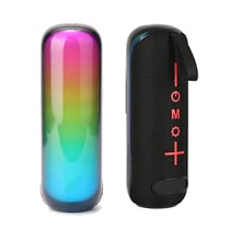 Enceinte Bluetooth Portable Mini Avec Lumières RGB Et Support TF U-Disk 90dB Noir YONIS