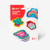 4 carnets kawaï Oxybul