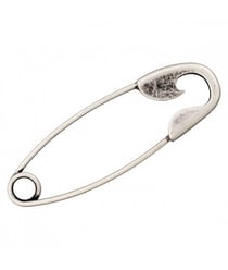 Epingle à Kilt Mode Argent 100 MM X 1 - Union Knopf Argent