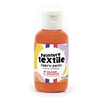 PEINTURE TEXTILE ORANGE FLUO 50ML