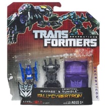 Transformers decepticon rumble et ravage - fall of cybertron - hasbro - a1422