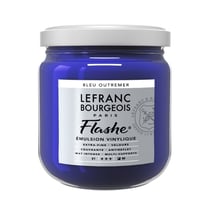 Peinture vinylique - Flashe - Bleu outremer - 043 - Lefranc Bourgeois - 400ml
