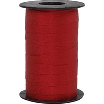Bolduc à paillettes - 10 mm x 100 m - Rouge