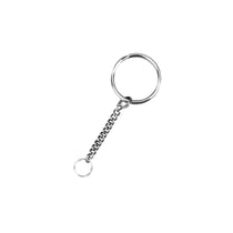 Porte-clé avec chaîne à maillons, 25mm 4 pces