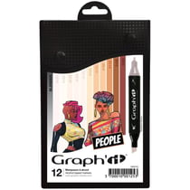 Graph'It - Set 12 Marqueurs à alcool Graph'it Skin colors