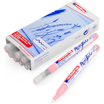 Lot de 10 marqueurs peinture acrylique pointe fine 1-2 mm - EDDING - Mauve