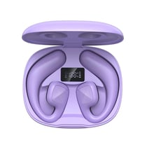 Ecouteurs Bluetooth Air Conduction Sans Fil Khaki Longue Autonomie IPX4 Violet YONIS