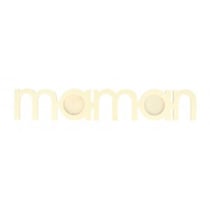 Cadre photo maman  - 4,5 cm - 37,4x6,5 cm - bois