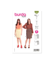 Patron Burda 5936 - Jupes droites du 46 au 56 (FR) taille n°FR 34-44