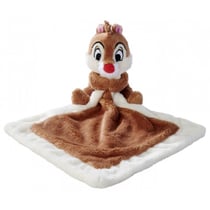 Ecureuil tac doudou plat 21 x 21 cm - peluche disney brun - nicotoy