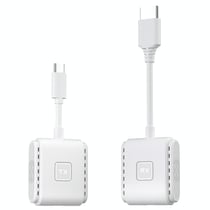 Câble HDTV Sans Fil 1080P 60Hz Pour Transmetteur Récepteur Écran LCD Blanc YONIS