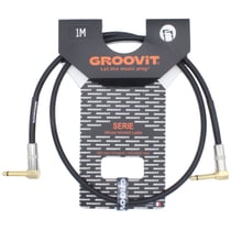 GROOVIT® Câble PVC Blindé C/C ⌀6.5mm Jack Gold 1m