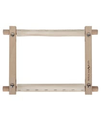 Cadre Rotatif pour Tapisserie avec Ruban 22.8 x 22.8 cm - Milward Marron