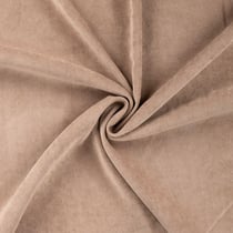 Tissu Velours tissé uni Beige