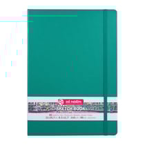 Carnet - Croquis - Dessin - A4 - 21x29,7cm - 80 pages - 140g - Vert forêt - Sakura