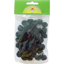 45 POMPOMS Ø15 NOIRS ACRYLIQUE