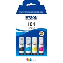 4 cartouches d'encre Epson Multipack 104 - Noir Cyan Magenta Noir