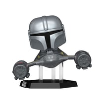 Star Wars : The Mandalorian - Figurine POP! Mandalorian in N1 Starfighter 15 cm