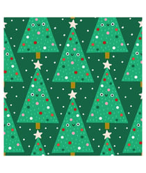 Tissu coton Dashwood sapins de Noël de 110 cm de largeur Noel 2211 vendu par 50 cm