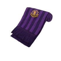 Mercredi - Echarpe Nevermore Academy Purple 190 cm