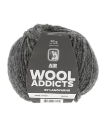 Pelote de Laine à tricoter AIR - Wool Addicts 0005 Gris