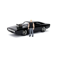 The Fast and Furious Hollywood Rides - Réplique 1/24 Dodge Charger 1970 avec figurine Dom Toret