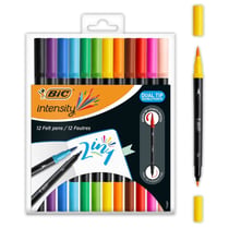Feutres d'écriture Bic intensity - Double pointe - 12 pcs