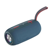 Enceinte Bluetooth Étanche Lumière RGB Son Haute-Fidélité Autonomie 6h Support MP3 WAV Bleu YONIS