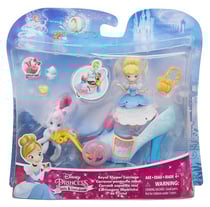 Mini princesse : cendrillon et son carrosse pantoufle - hasbro c0535 - disney princesses - poupée