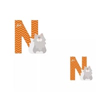 Lettre N - Chat Norvégien - Sevi