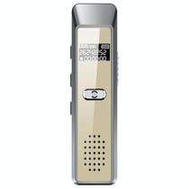 Dictaphone Portable Avec Écran OLED Mémoire 16GB Enregistrement Continu 30H Gris YONIS