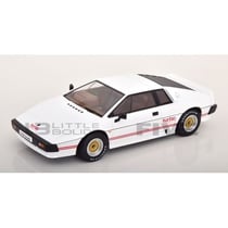 Voiture Miniature de Collection - KK SCALE MODELS - LOTUS Esprit Turbo - Échelle 1/18 - Blanc - 1981