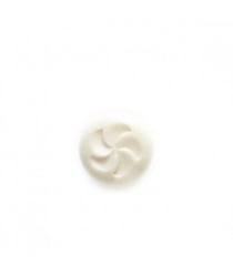 Carte de 7 boutons Bonbon fleur 11mm - Distrifil Blanc